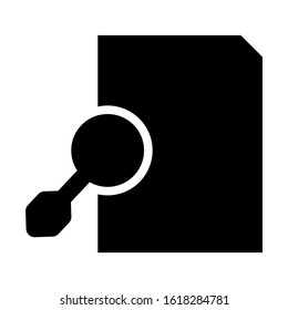 book search icon isolated sign symbol vector illustration - high quality black style vector icons
