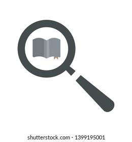 book search Icon - Vector 