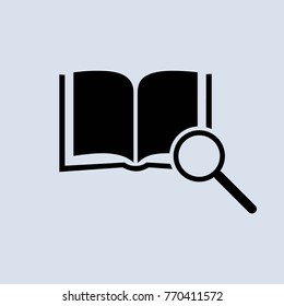 Book Search vector icon