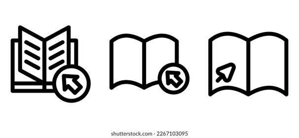 book selection icon or logo isolated sign symbol vector illustration - high quality black style vector icons
