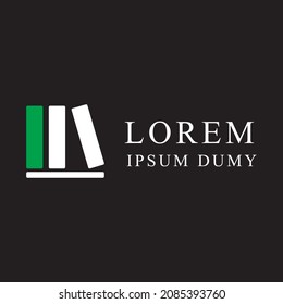 Book self logo in library 