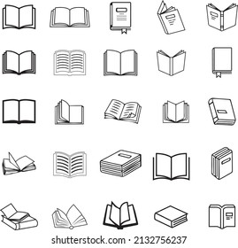 Book Set Design illustration vector