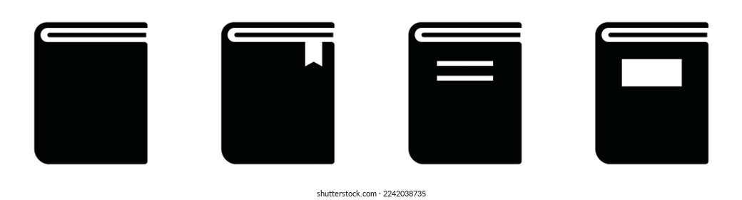 Icono de juego de libros, ilustración vectorial