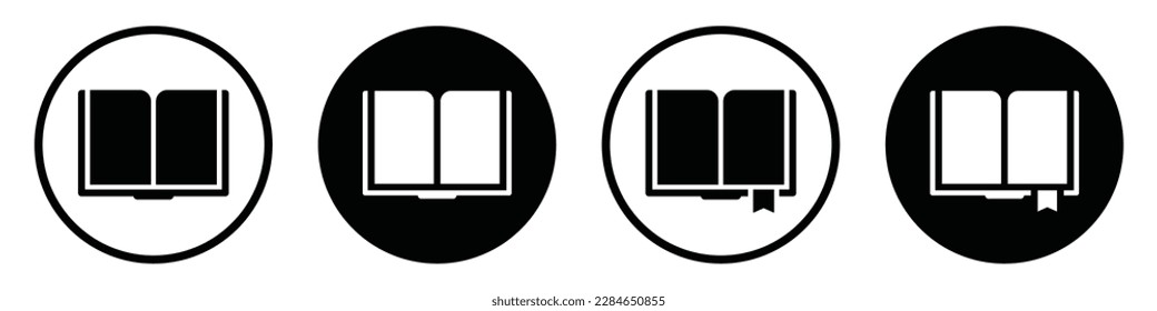Icono de juego de libros, ilustración vectorial