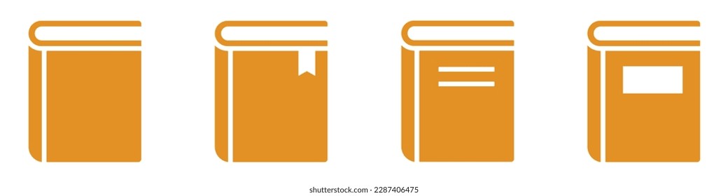 Book set icon, vector illustration