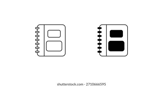Icono de conjunto de libros con fondo blanco Ilustración de stock de Vector