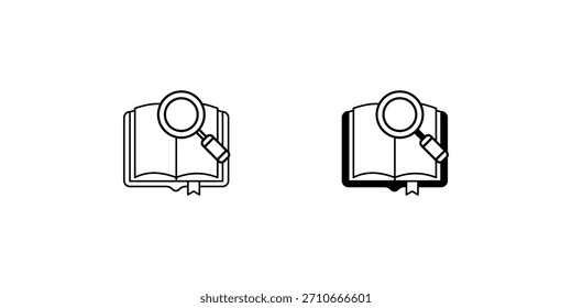 Book set icon with white background vector stock illustration