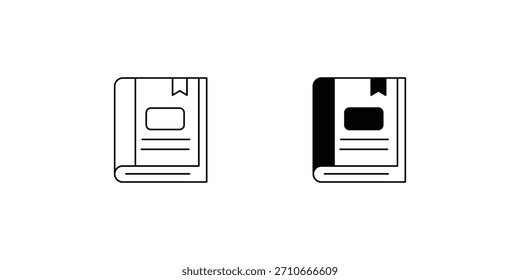 Icono de conjunto de libros con fondo blanco Ilustración de stock de Vector