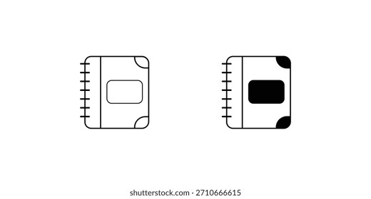 Icono de conjunto de libros con fondo blanco Ilustración de stock de Vector