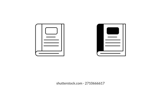 Icono de conjunto de libros con fondo blanco Ilustración de stock de Vector