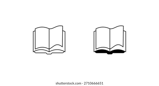 Icono de conjunto de libros con fondo blanco Ilustración de stock de Vector