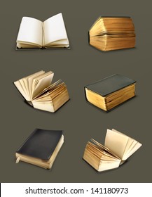 Book set vector