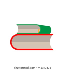 book set vector on white background