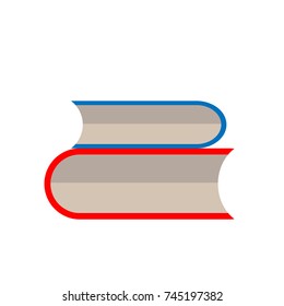 book set vector on white background