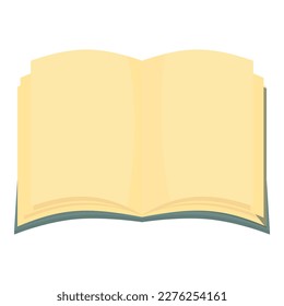 Book shape icon cartoon vector. Literature paper. Learning university