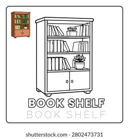 Book Shelf House Items