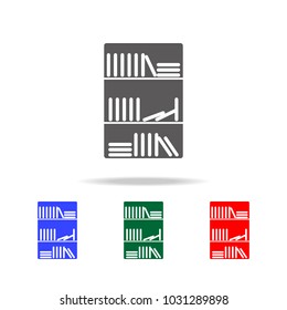 Book shelf Icon. Elements in multi colored icons for mobile concept and web apps. Icons for website design and development, app development on white background