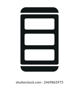 Book shelf icon vector design templates simple and modern