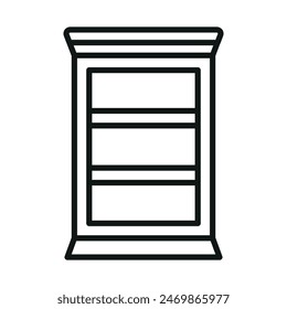 Book shelf icon vector design templates simple and modern