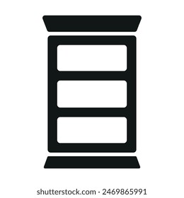 Book shelf icon vector design templates simple and modern