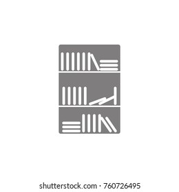 Book shelf Icon. Web element. Premium quality graphic design. Signs symbols collection, simple icon for websites, web design, mobile app, info graphics on white background