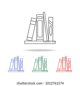 Book shelf line icon. Element of furniture and household multi colored icons for mobile concept and web apps. Thin line icon for website design and mobile app. Premium icon on white background