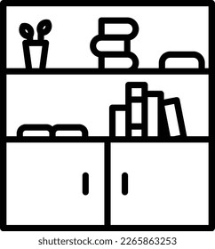Vectorsymbol-Design der Buchsenlinie