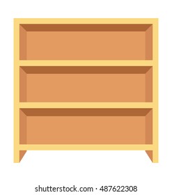 
Book Shelf Vector Icon
