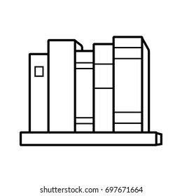 Book Shelf Vector Icon