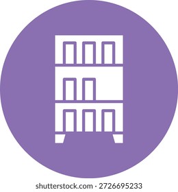 Book shelf Vector Icon Design Illustration