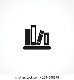 book shelf vector icon on white background