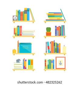 15,815 Book shelf cartoon Images, Stock Photos & Vectors | Shutterstock