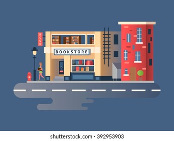 Book shop building