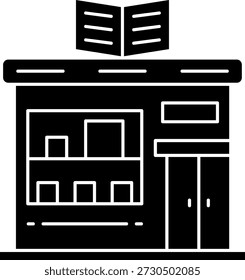Buchladen Linie Vektor Icon Design