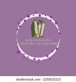 A book shop logo design