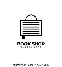 Design-Vorlage für Logos im Book Shop