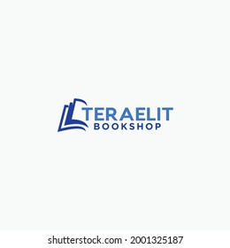 Book Shop Logo Design Template