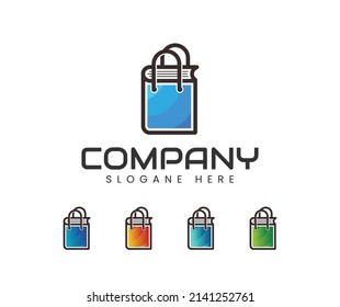 Book shop logo design template