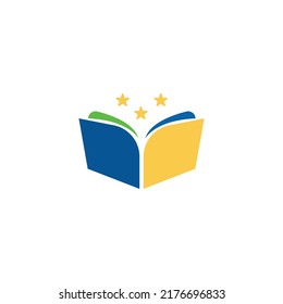 Book Shop logo design vector