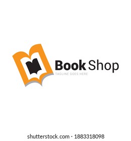 Book Shop logo icon vector template