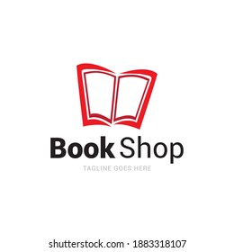 Plantilla vectorial del icono de la Tienda de Libros