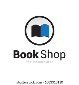 Book Shop logo icon vector template