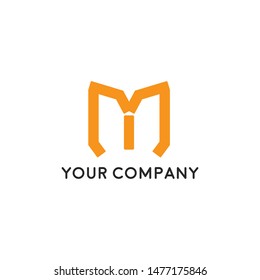 Book shop logo. Vector emblem for bookstore or library. Web icon or sign