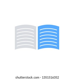 Book sign icon - vector