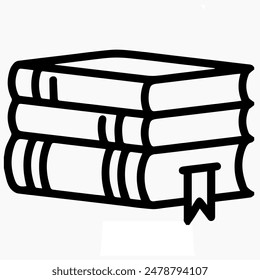 Book sign with isolated vector