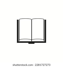 Book Sign. Simple Flat Icon Of Education Vector illustration