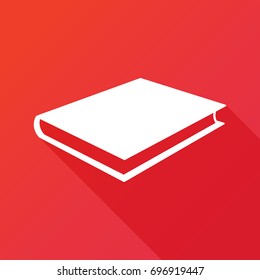 Book sign vector icon. Education sign. Logo graphic design concept. Logotype, icon, template in web and print