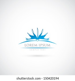 Book sign - vector illustration