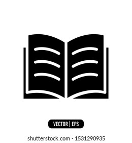 Book Simple Icon Vector Design