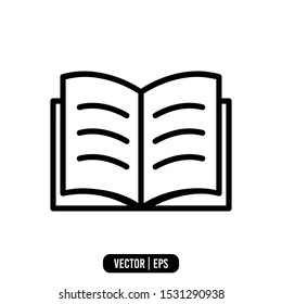 Book Simple Icon Vector Design